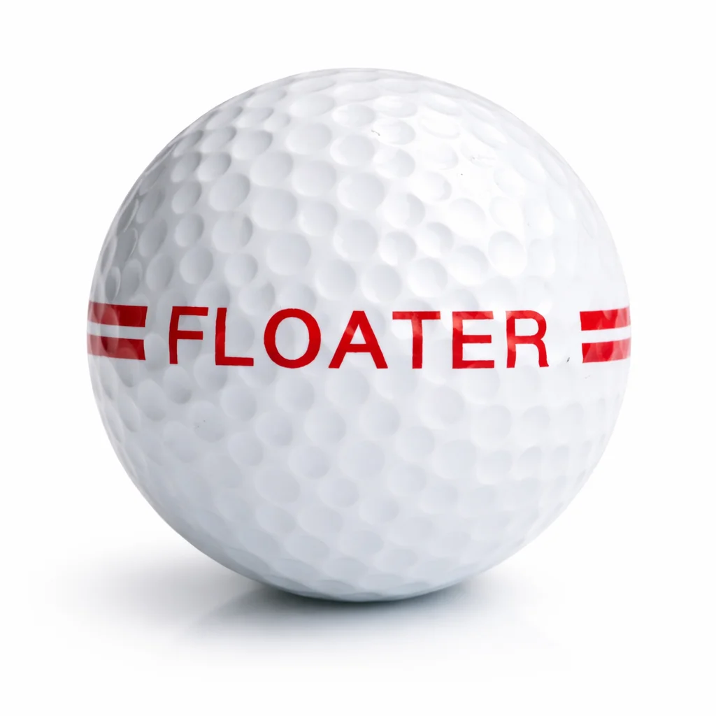 Two Piece Floater Golf Ball Angle 2